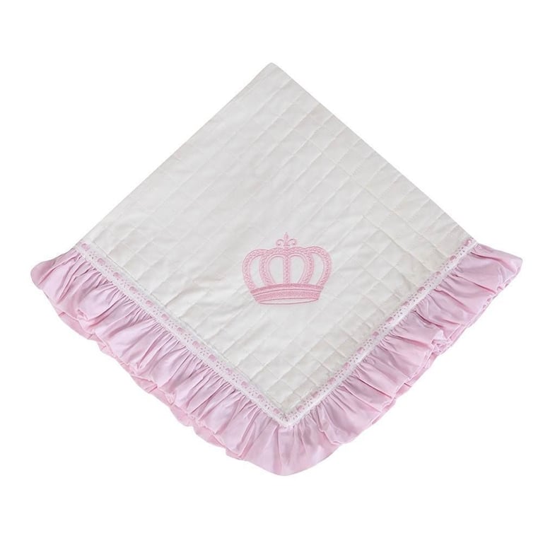 Manta Piquet Realeza Rosa 75cm