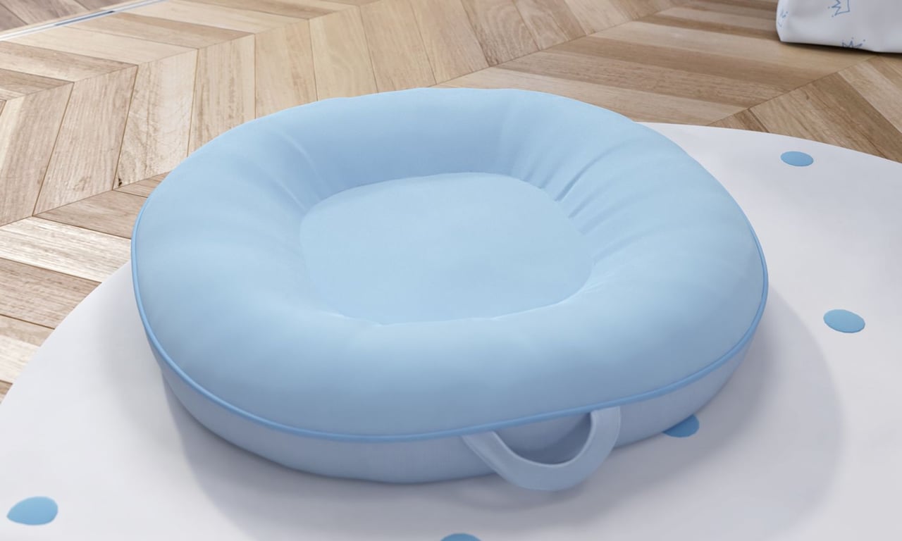 Ninho Xadrez Vichy Azul Marinho 75cm — vista alternativa