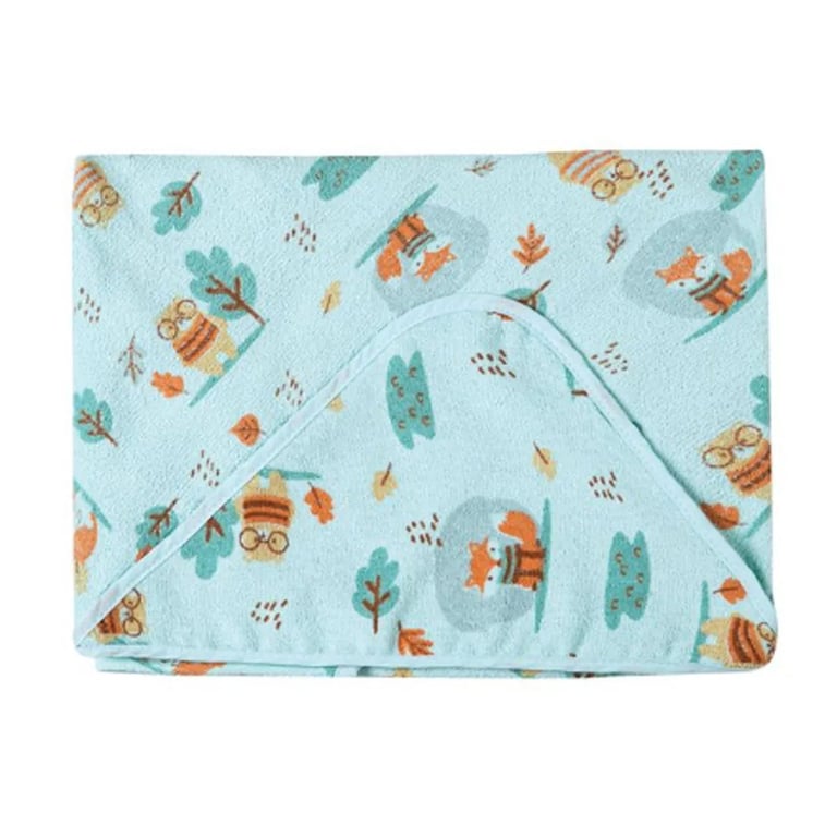 Toalha Felpuda Papizinha Karinho com Capuz Bosque