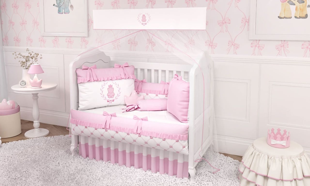 Kit Berço Ursinho Clássico Marinho — vista alternativa