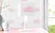 Abajur MDF Nuvem Rosa - imagem 1