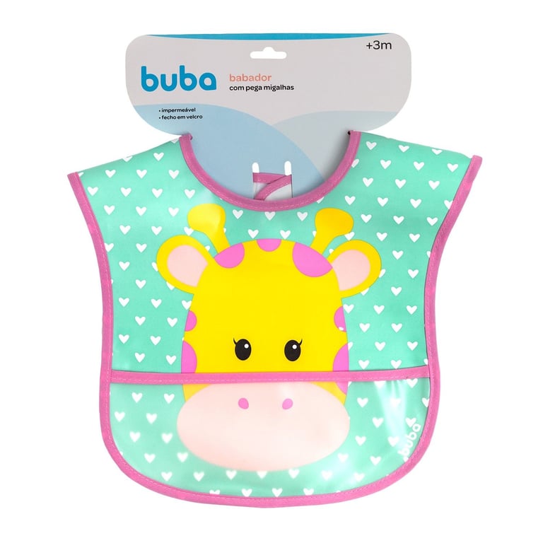 Babador com Bolso Animal Fun Girafa — vista alternativa