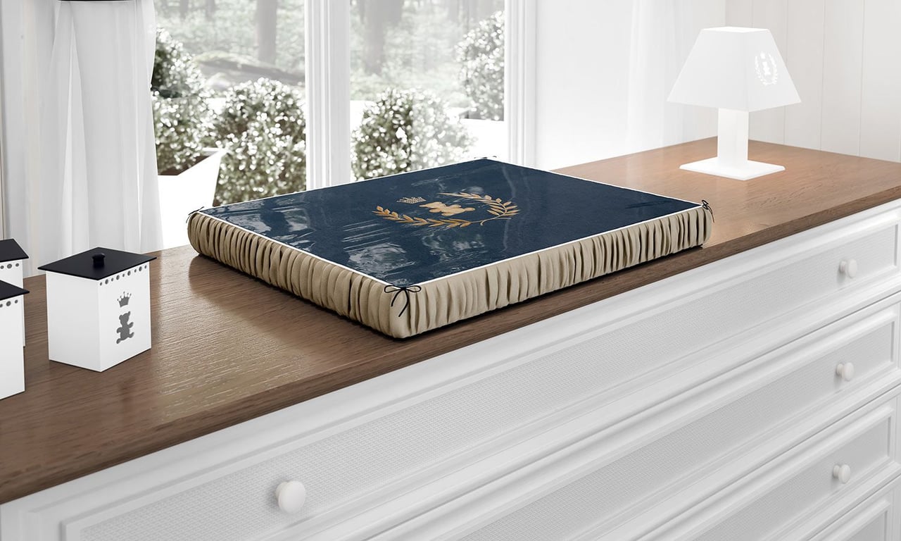 Trocador de Fraldas Realeza Marinho Premium — vista alternativa