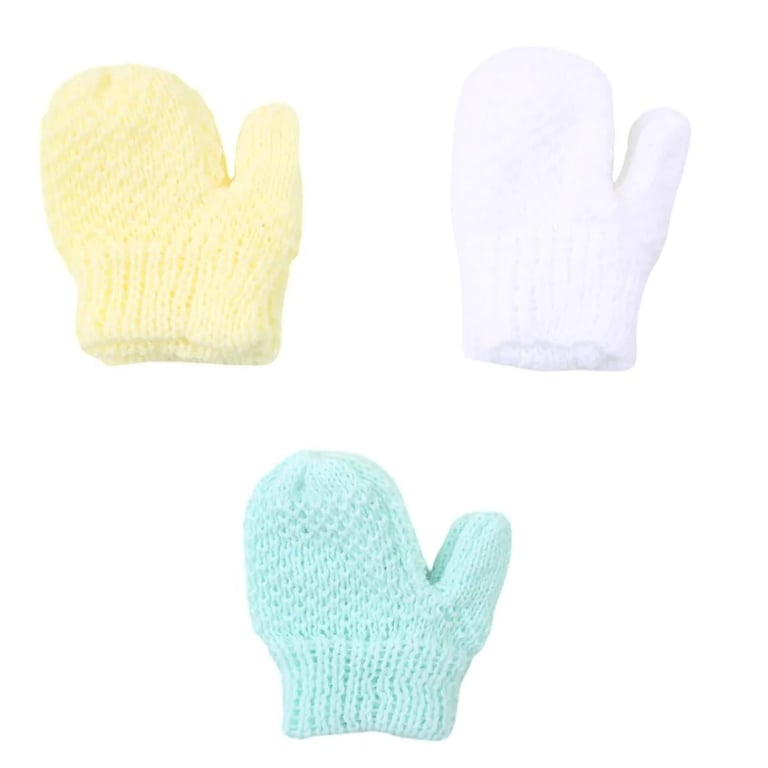 Kit Luva Bebê Valmar Acrílico Pipoca