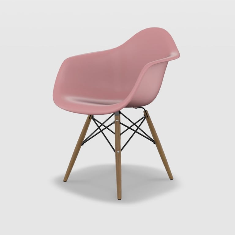 Kit Cadeira Eames Arm Preto — vista alternativa