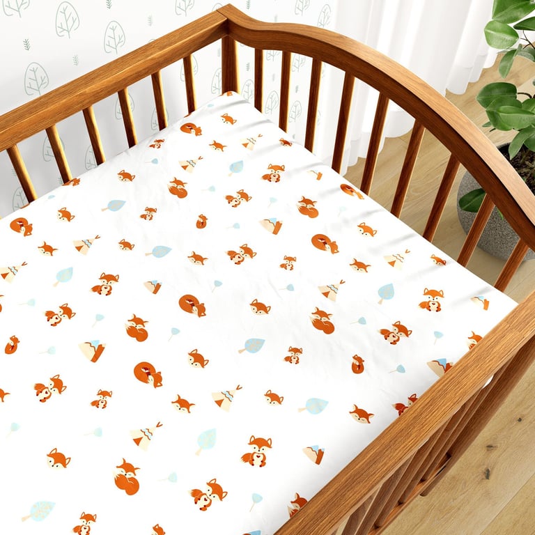 Lençol Berço com Elástico Raposinha — vista alternativa