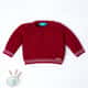 Casaquinho Tricot Trança Vermelho - imagem 1