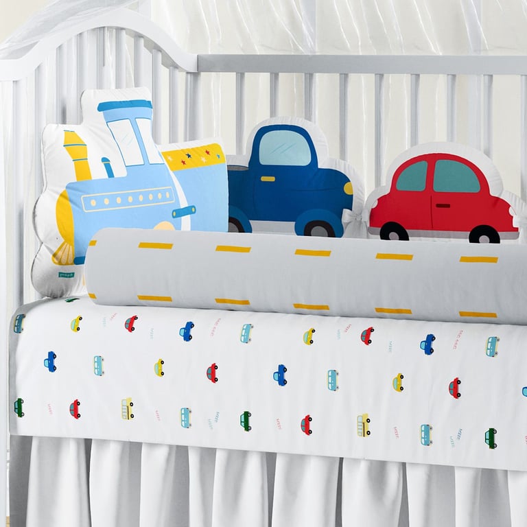 Kit Berço Amiguinhos Carrinhos Coloridos