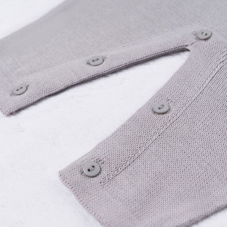 Macacão Tricot Menino Marinheiro Azul Marinho e Branco — vista alternativa