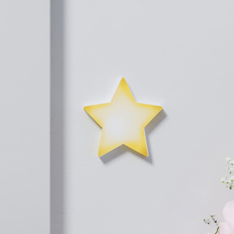 Adesivo de Parede Estrela Amarela 5,5cm