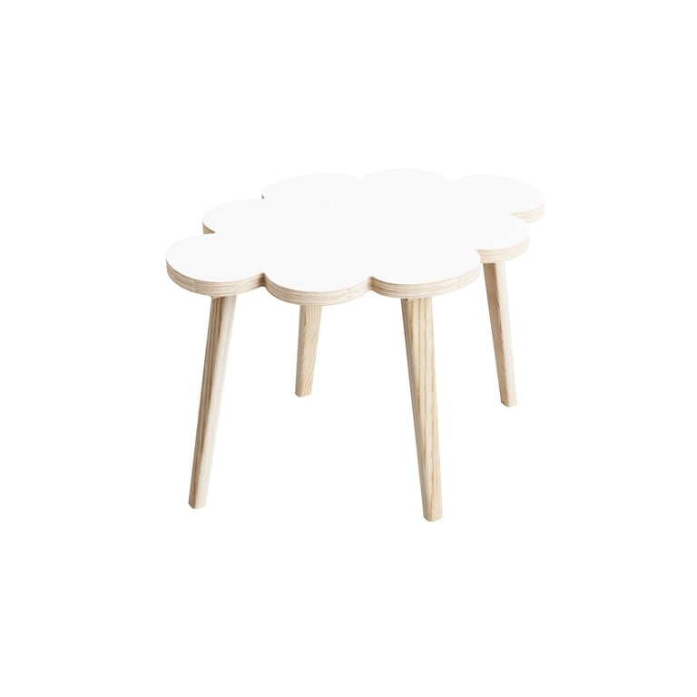 Banco Infantil Nuvem Branco