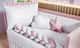Kit Berço Trança Estrelinha Rosa - imagem 4
