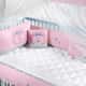 Kit Berço Leoa Rosa Poá - imagem 6