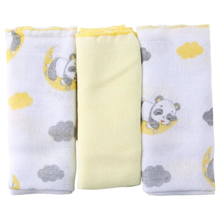 Jogo de Fraldas de Boca Incomfral Bublim Luxo Amarelo