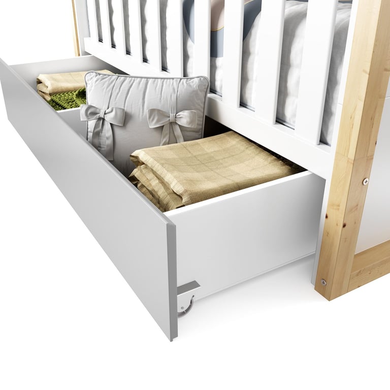 Berço Americano Madeira Casinha Aquarela — vista alternativa