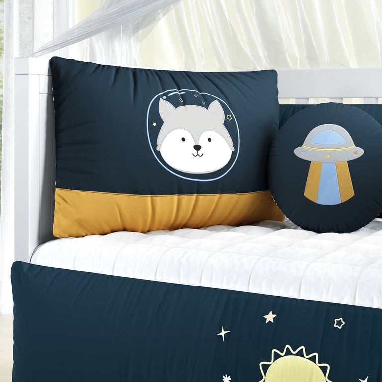 Kit Berço Lobinho Astronauta — vista alternativa