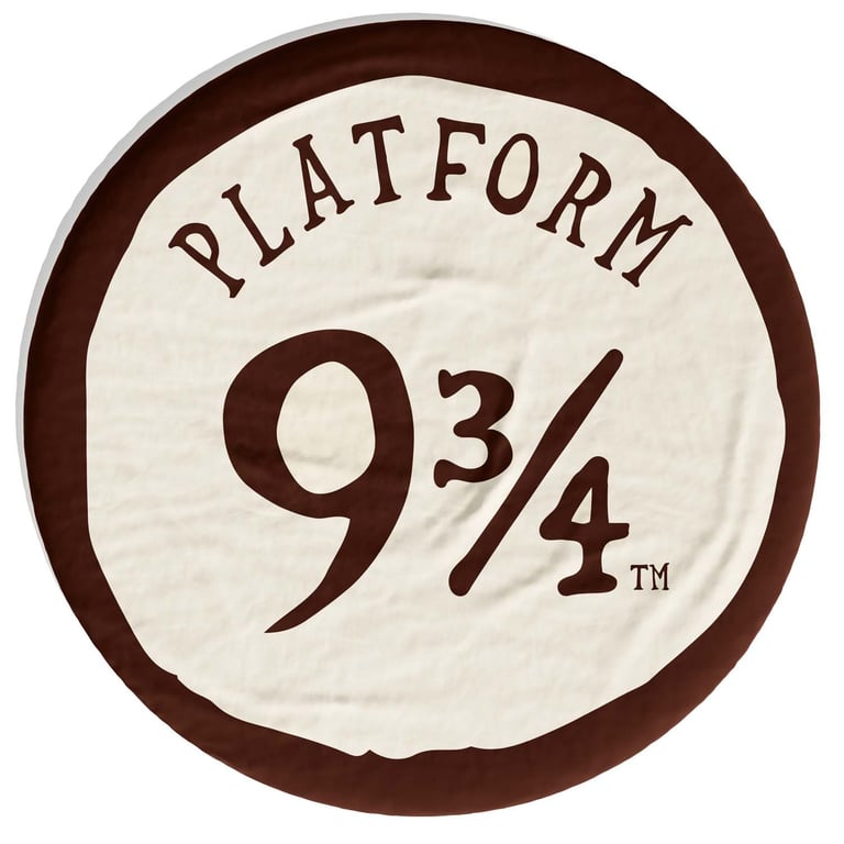 Tapete Redondo Harry Potter Plataforma 9 ¾ 90cm — vista alternativa