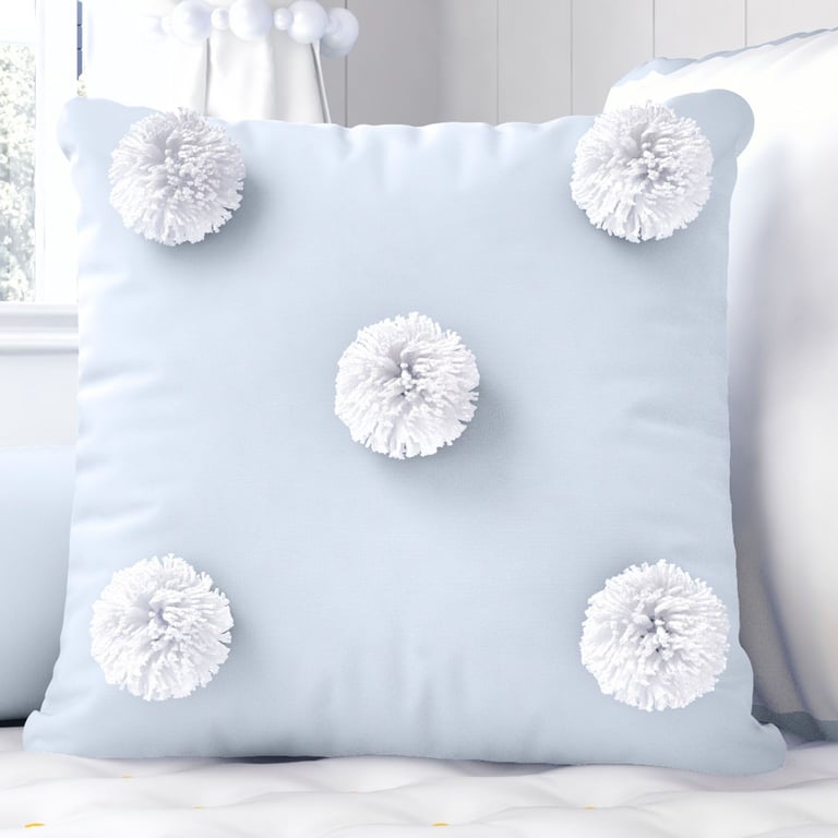 Almofada Pompons 38cm