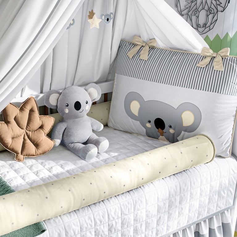 Kit Berço Coala Cinza e Bege — vista alternativa