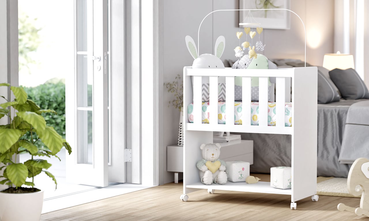 Mini Berço Branco Bianco