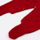 Macacão Tricot Bolinha Vermelho - imagem 1