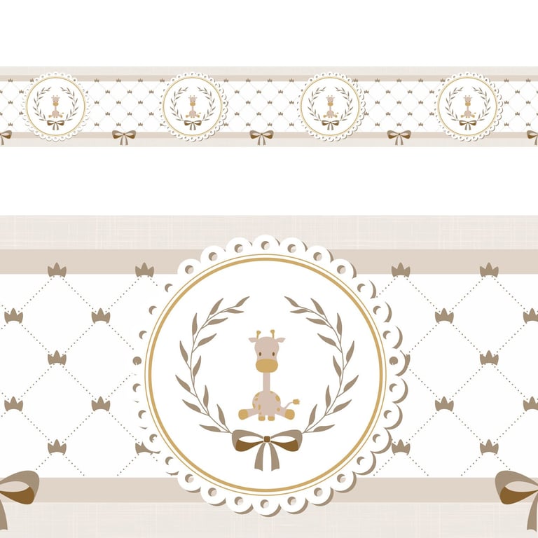 Faixa Adesiva de Parede Girafinha Clássica