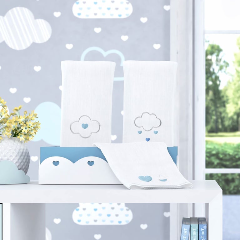 Jogo de Fraldas de Boca Chuva de Amor