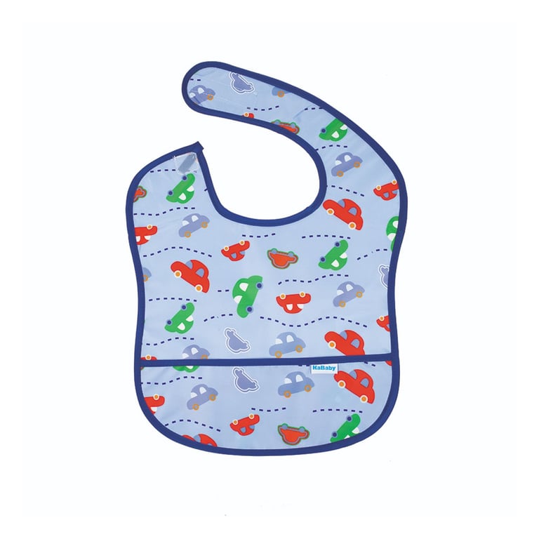 Babador com Bolso Standard Carrinhos