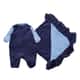 Saída Maternidade Baby Gijo Em Plush Com Zíper Azul Claro - imagem 6