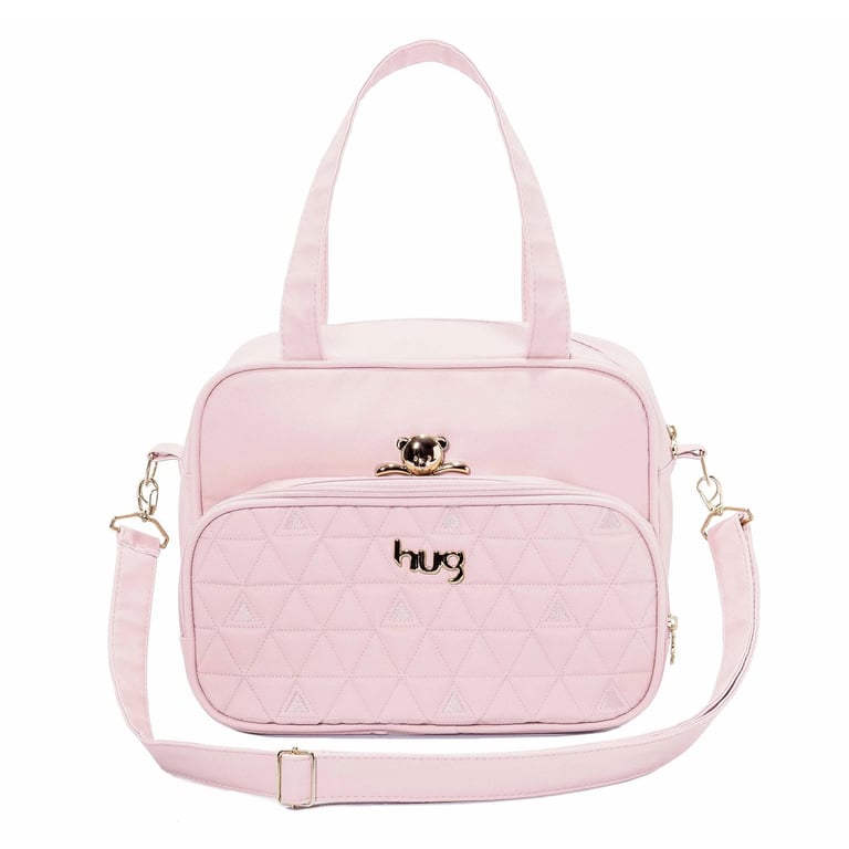 Bolsa Maternidade M Docinho Rosa Hug 33cm