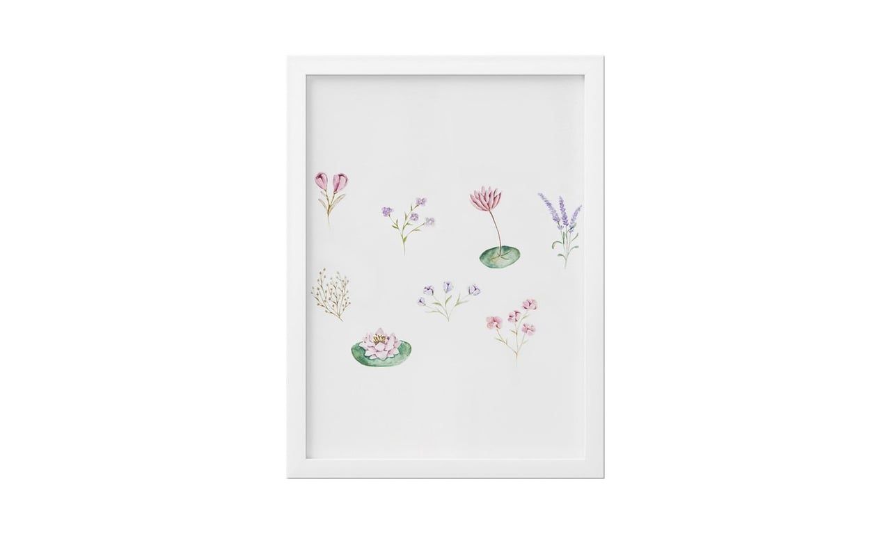 Quadro Floral Monet 25cm
