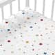 Lençol Berço com Elástico Estrela Colorido - imagem 1
