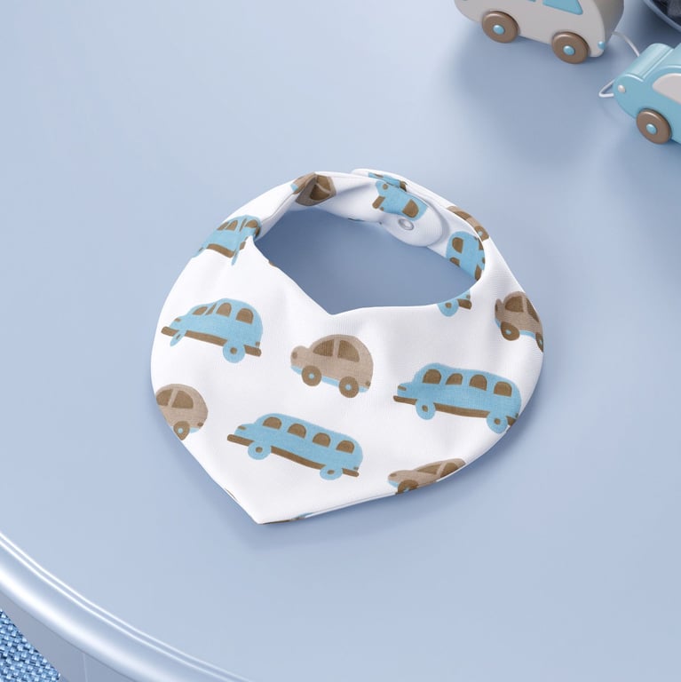Babador Bandana Carrinhos — vista alternativa