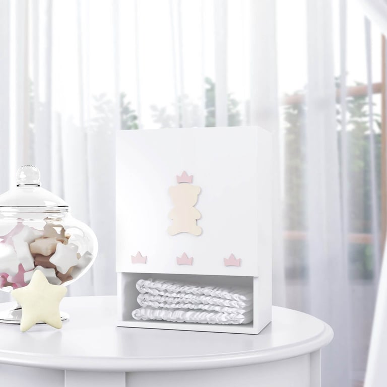 Porta Fraldas Urso Teddy Realeza