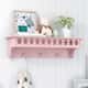 Prateleira com Cabideiro Ursinho Theodore Rosa - imagem 2