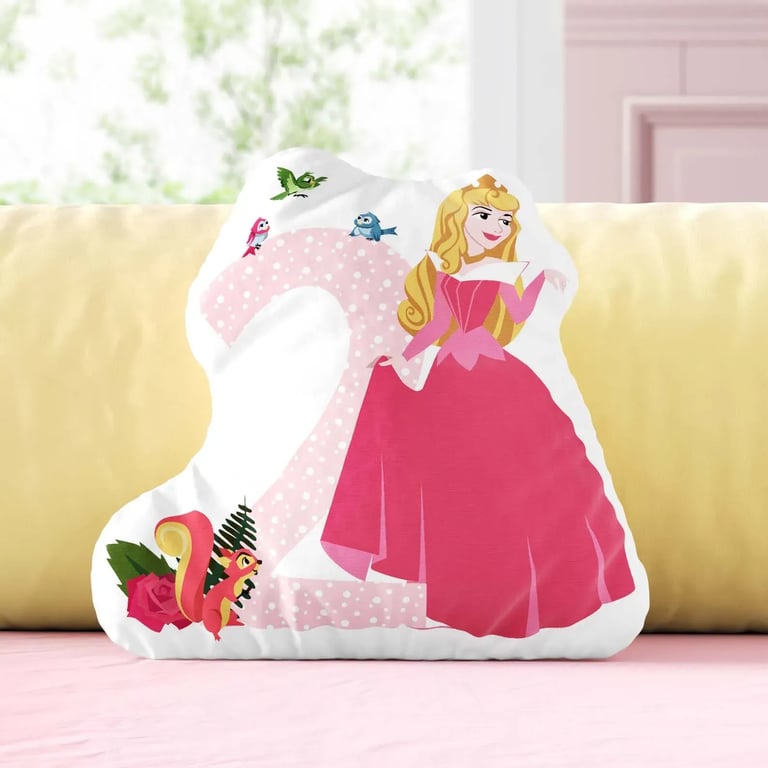 Almofada Mesversário 02 meses Princesas Disney