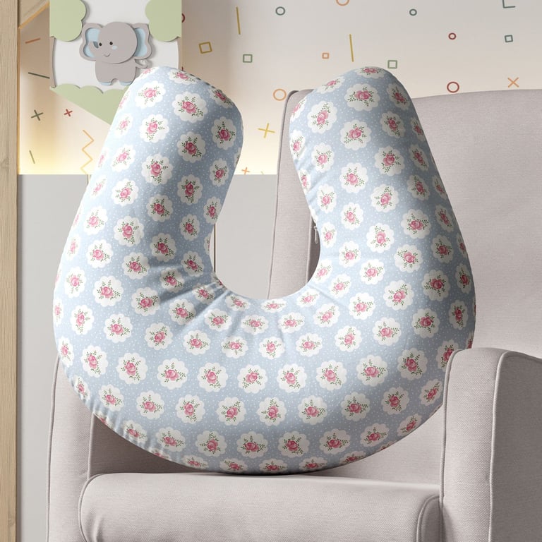 Almofada Amamentação Floral Liberty Poá — vista alternativa