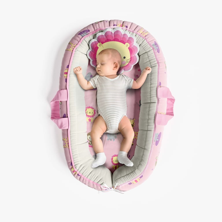 Ninho para Bebê Redutor de Berço Leão Selva Baby 80cm