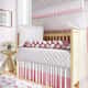 Kit Berço Trança Nuvem Coração Rosa - imagem 2