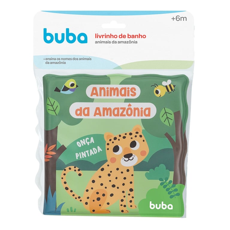 Livro de Banho Animais da Amazônia — vista alternativa