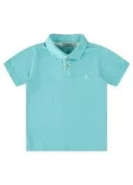 Camiseta Polo Bebê Básica Cores Disponiveis no Estoque
