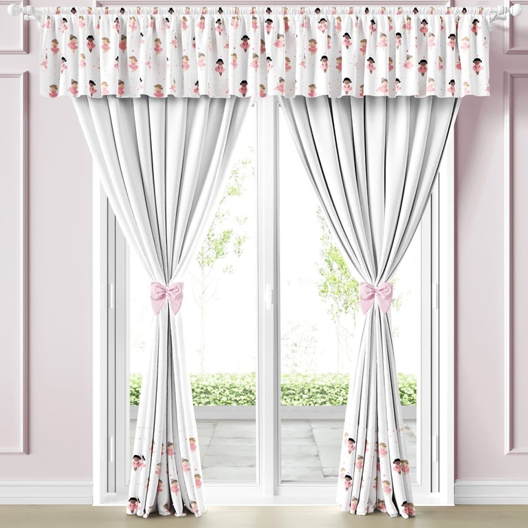 Cortina Infantil e Bebê Bailarinas Baby — vista alternativa