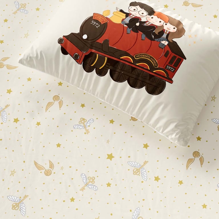Jogo de Lençol Infantil Solteiro Harry Potter