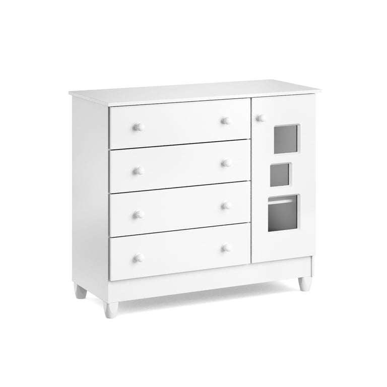 Cômoda Infantil Branco com Porta Meli