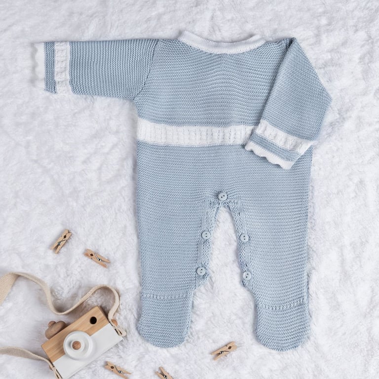 Macacão Tricot Azul Marinho