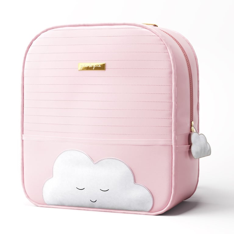 Mochila Maternidade Amiguinha Nuvem Rosa 36cm