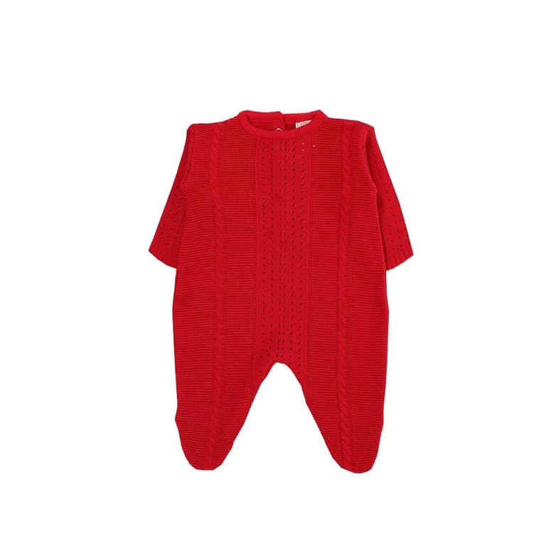 Saída Maternidade Din Don Trançado Vermelho