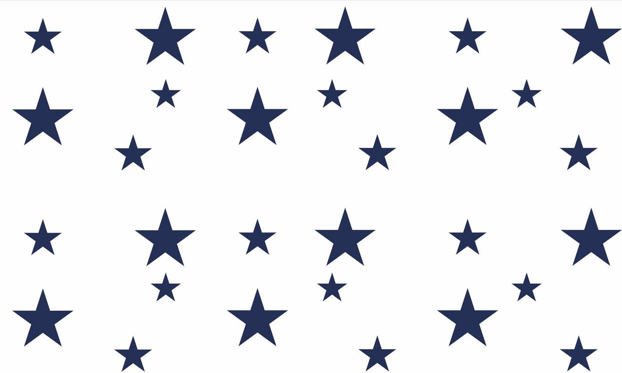 Adesivo de Parede Estrelas Azul Marinho