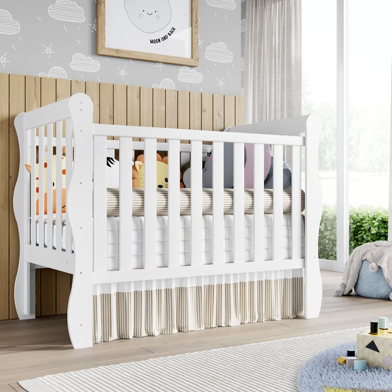 Berço Americano Branco Mila