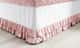 Saia de Cama Infantil Solteiro Babado Duplo Rosa - imagem 2